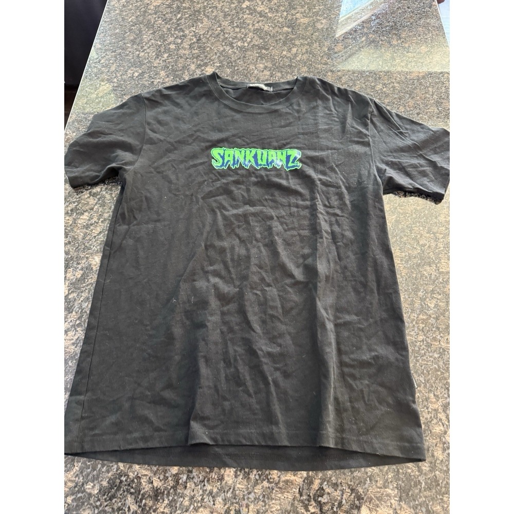 SANKUANZ LOGO T-SHIRT Black Size Medium